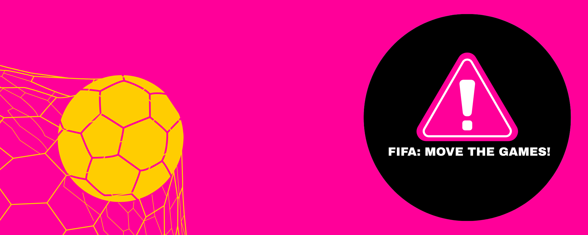 Sign the petition to FIFA President Gianni Infantino demanding that FIFA move all World Cup 2026 matches out of the United States.