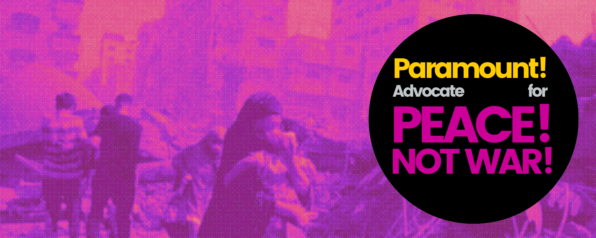 Demand our media advocate for peace, not war! 