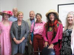 CODEPINK Maine with Rep Pingree in her Portland, Maine office citizens meet with Maine Rep Pingree