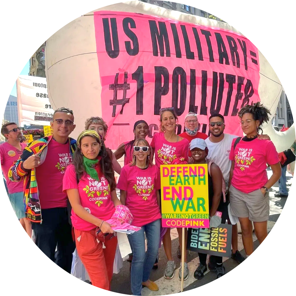 |The environmental movement and peace movement share a common target: militarism. Join us in building a united front for the people and planet!
