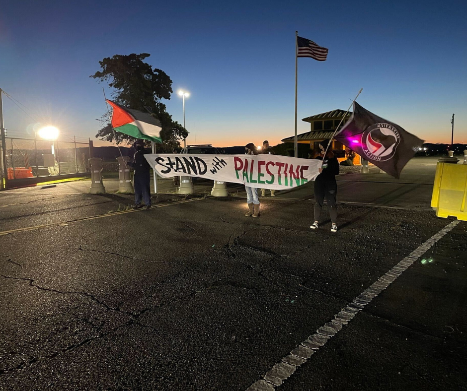 HAPPENING NOW Peace Activists Shutdown Travis and Beale AFB Entrances