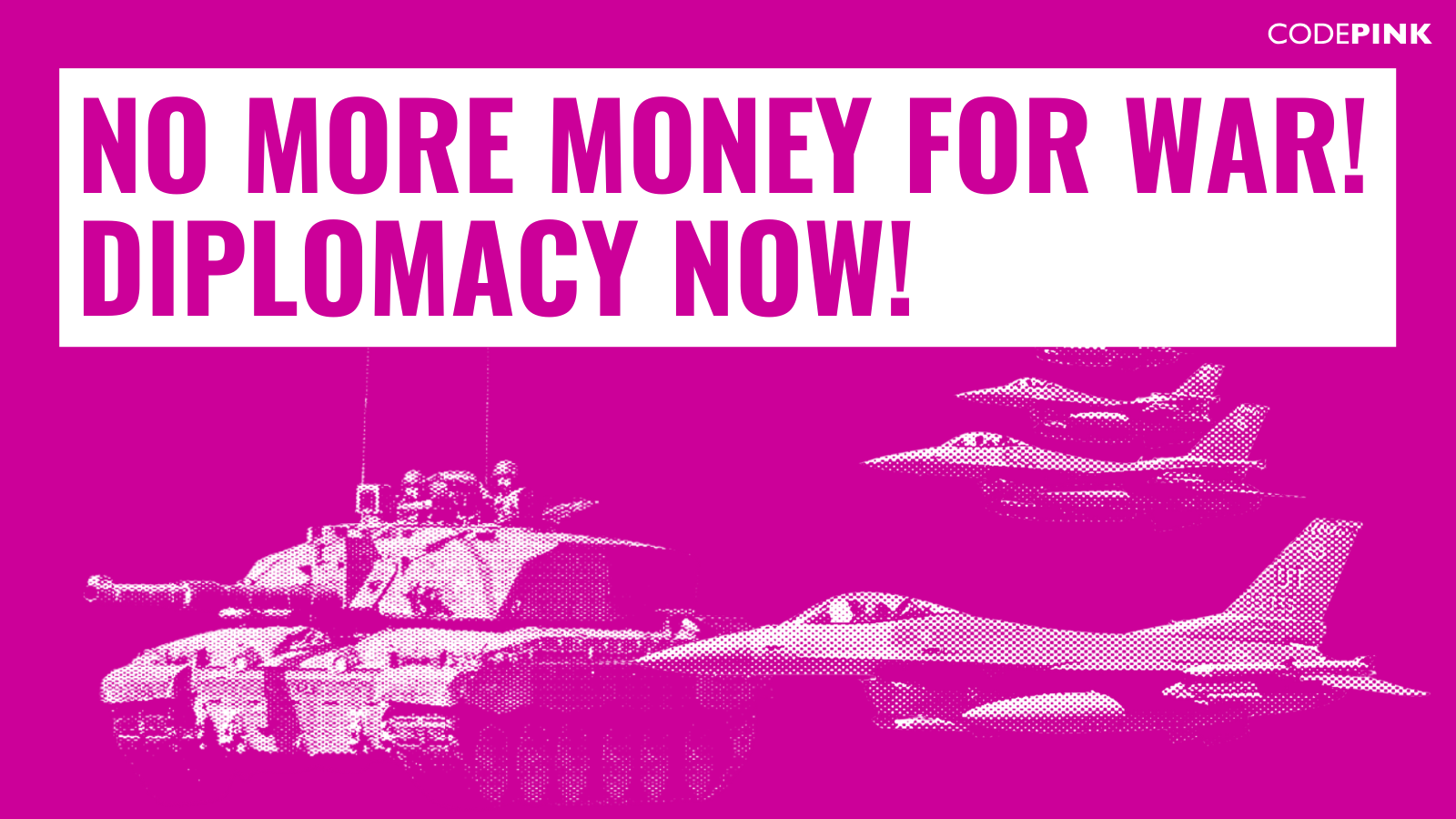 Diplomacy now! CODEPINK Responds to White House Exchange with President ...