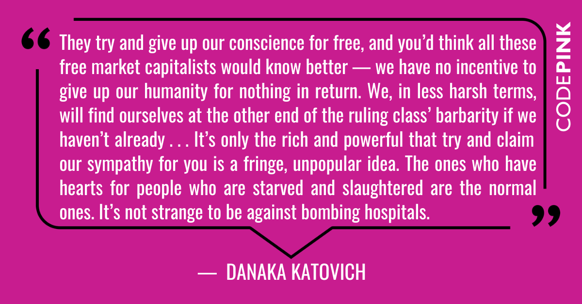 Check out our activities for the Week of March 17, 2025 - CODEPINK ...