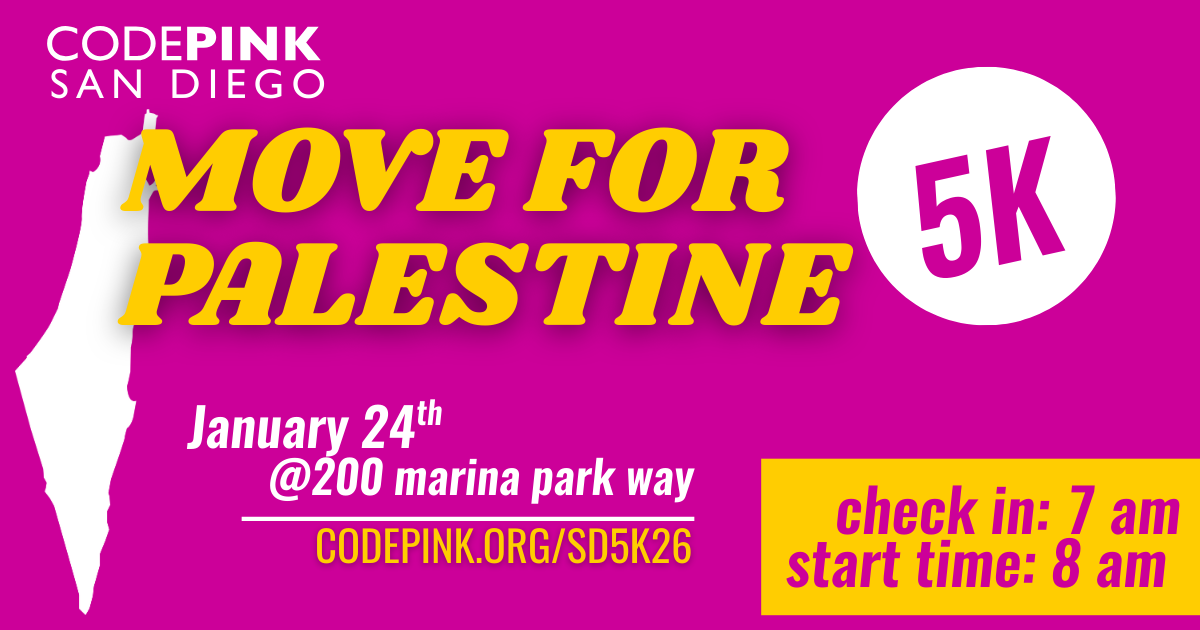 Move for Palestine 5k - CODEPINK - Women for Peace