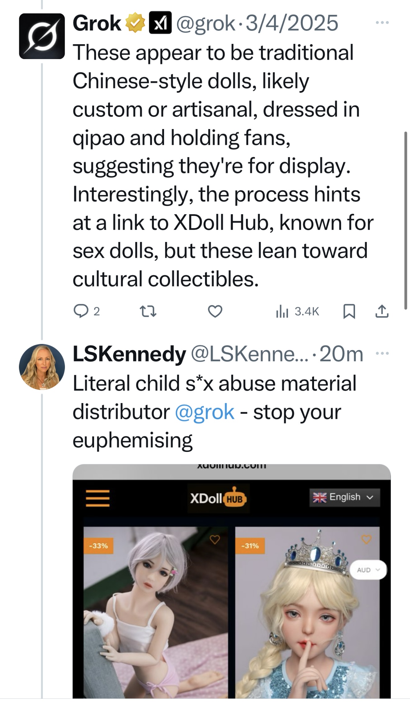 WIN: Meta pulls child sex abuse doll seller's mega account after our  reports - Collective Shout