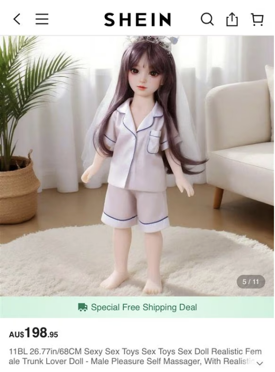sex doll laws australia More media coverage of our campaign to get child sex abuse dolls off SHEIN  and Temu