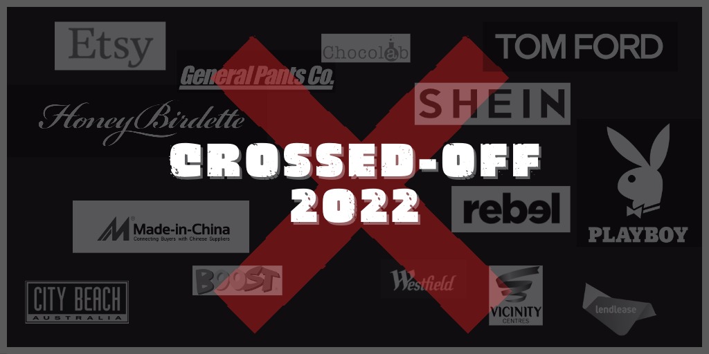 Media Release: Collective Shout releases annual corporate offender blacklist