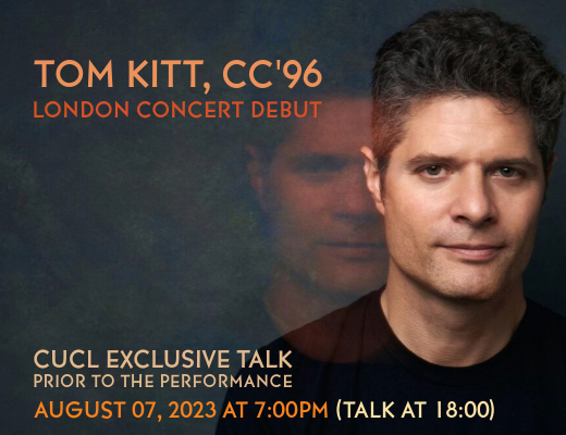 Tom Kitt CC'96 Solo Performance and Talkback Columbia University Club