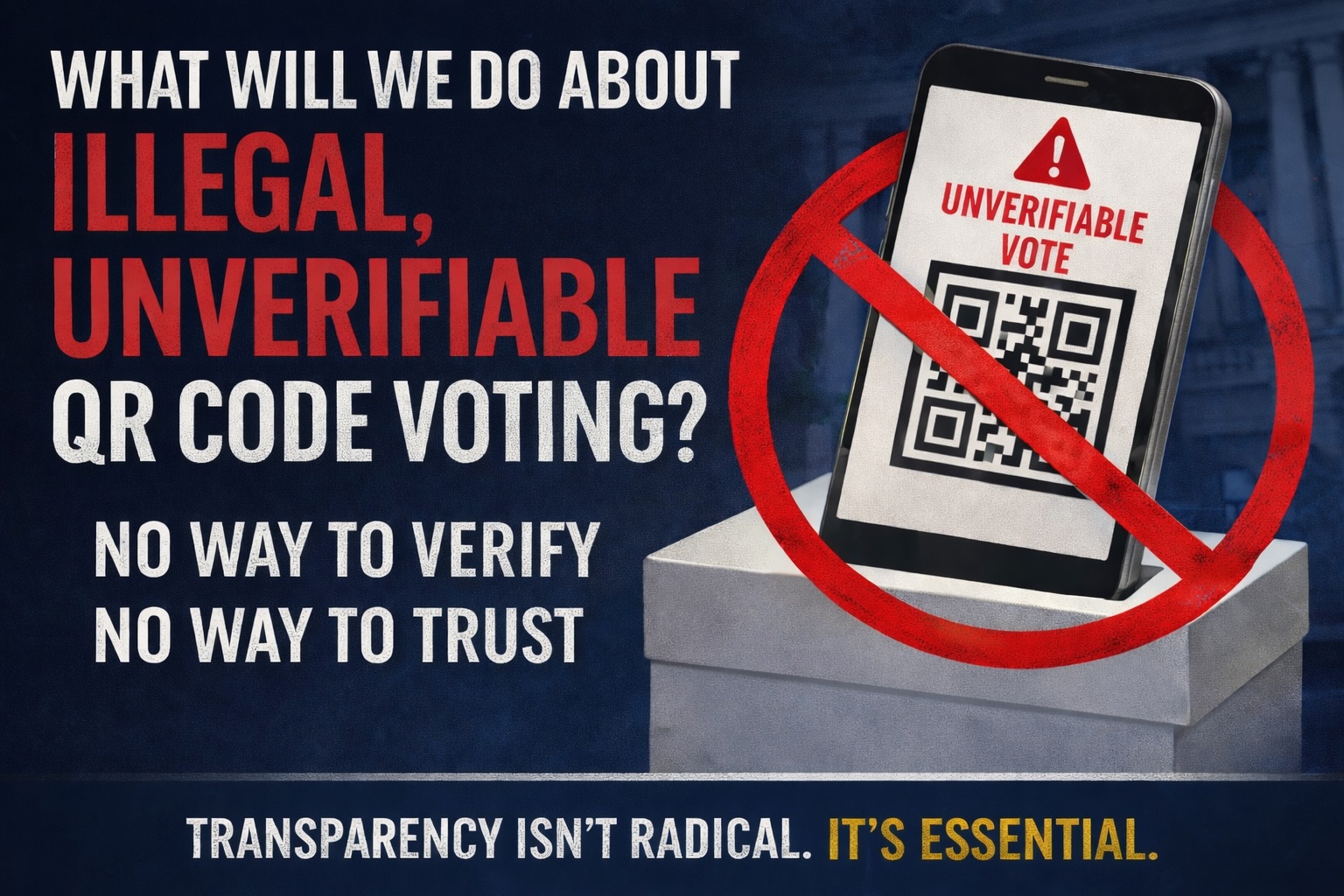 Illegal QR Code Voting