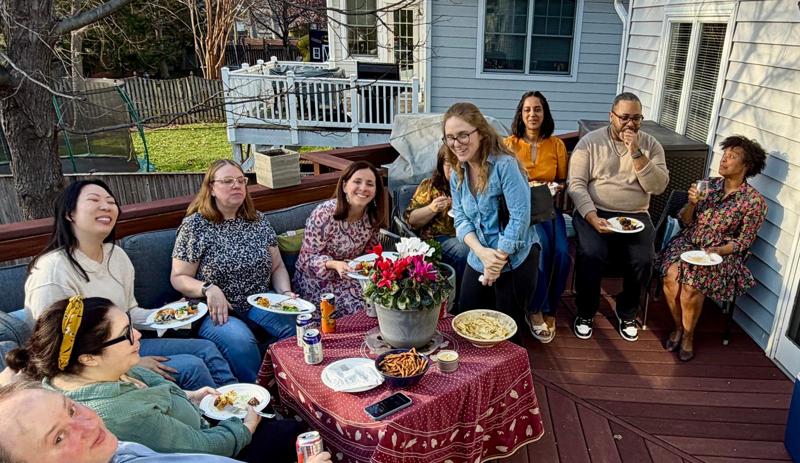 FCS potluck group photo