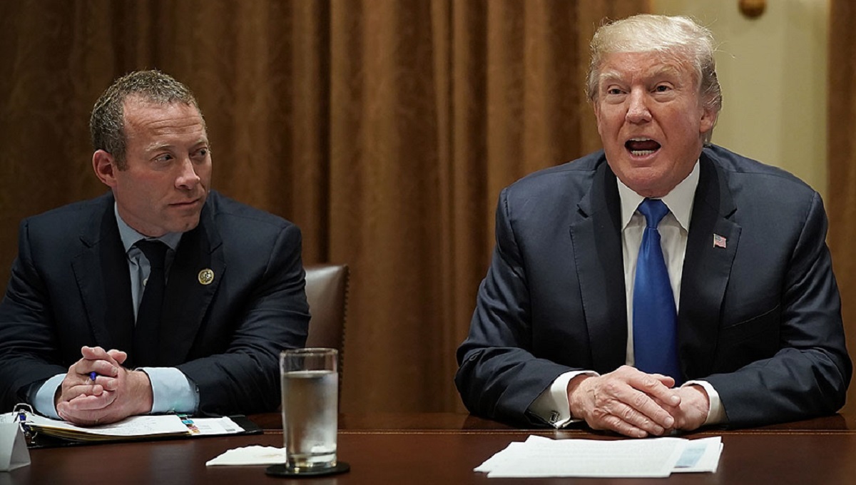 Josh Gottheimer and Donald Trump