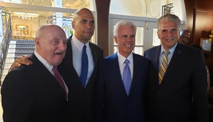 Mob lawyer Michael Critchley, Senator Cory Booker, Essex County Executive Joseph DiVincenzo, and power broker George Norcross don't represent the political center. They represent the political problem..