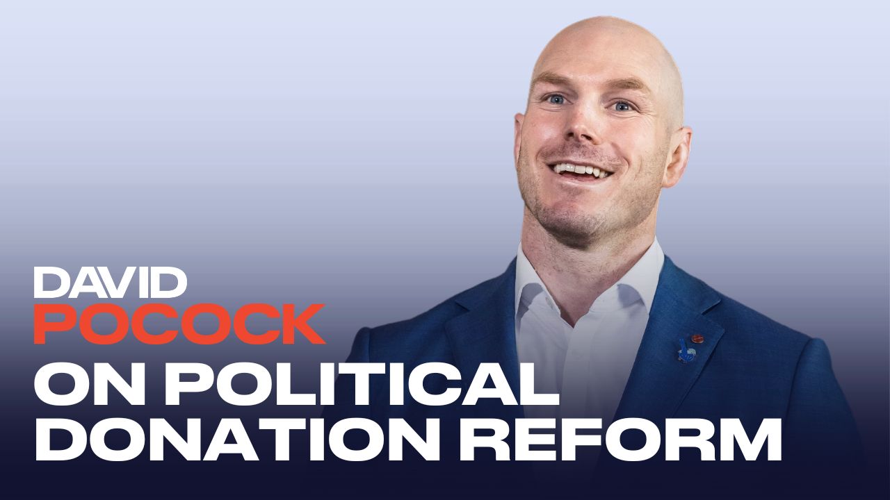 On Political Donation Reform David Pocock