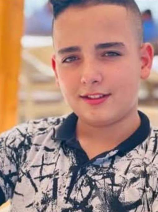 14-year-old Mahmoud.