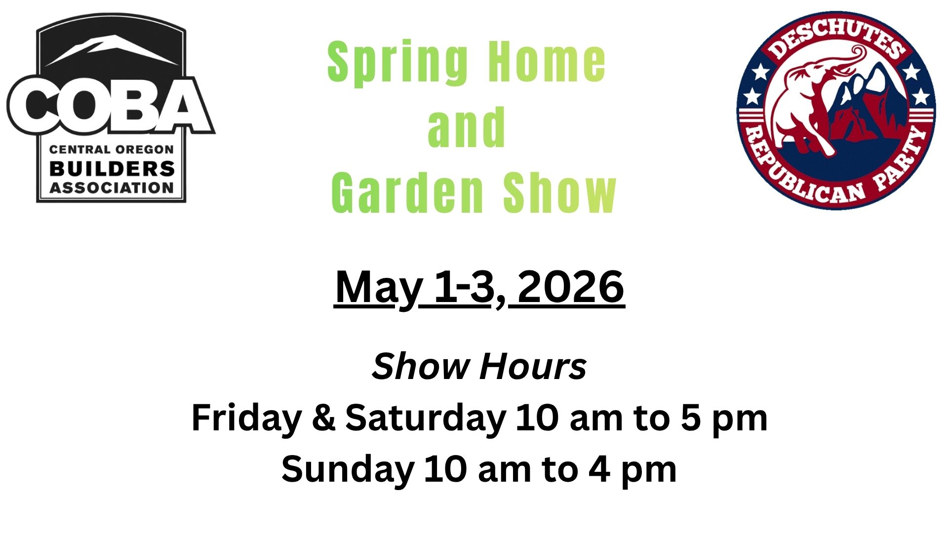 COBA Home and Garden Show COBA Home and Garden Show