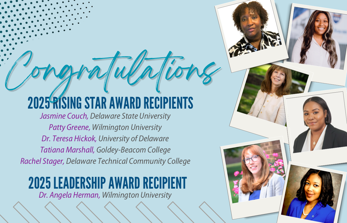 Congratulations to the 2025 Leadership and Rising Star Award Winners