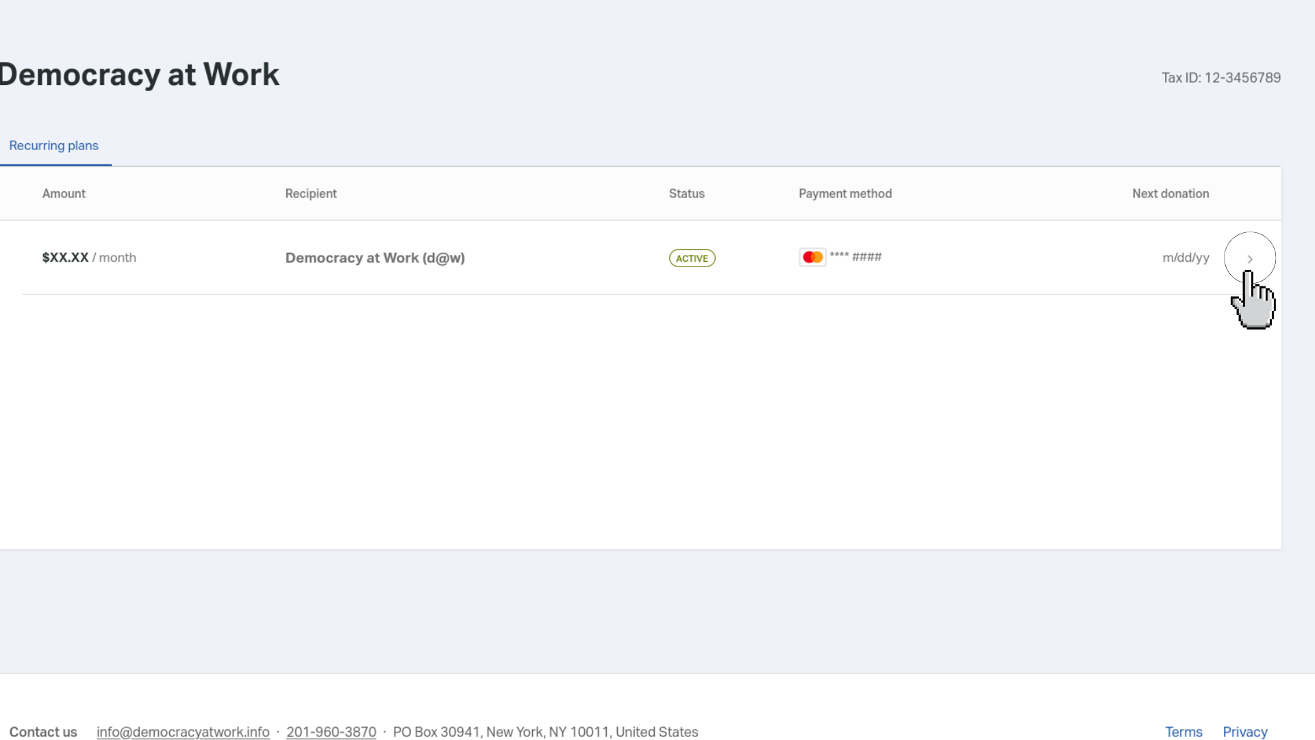 Screenshot showing the button to click