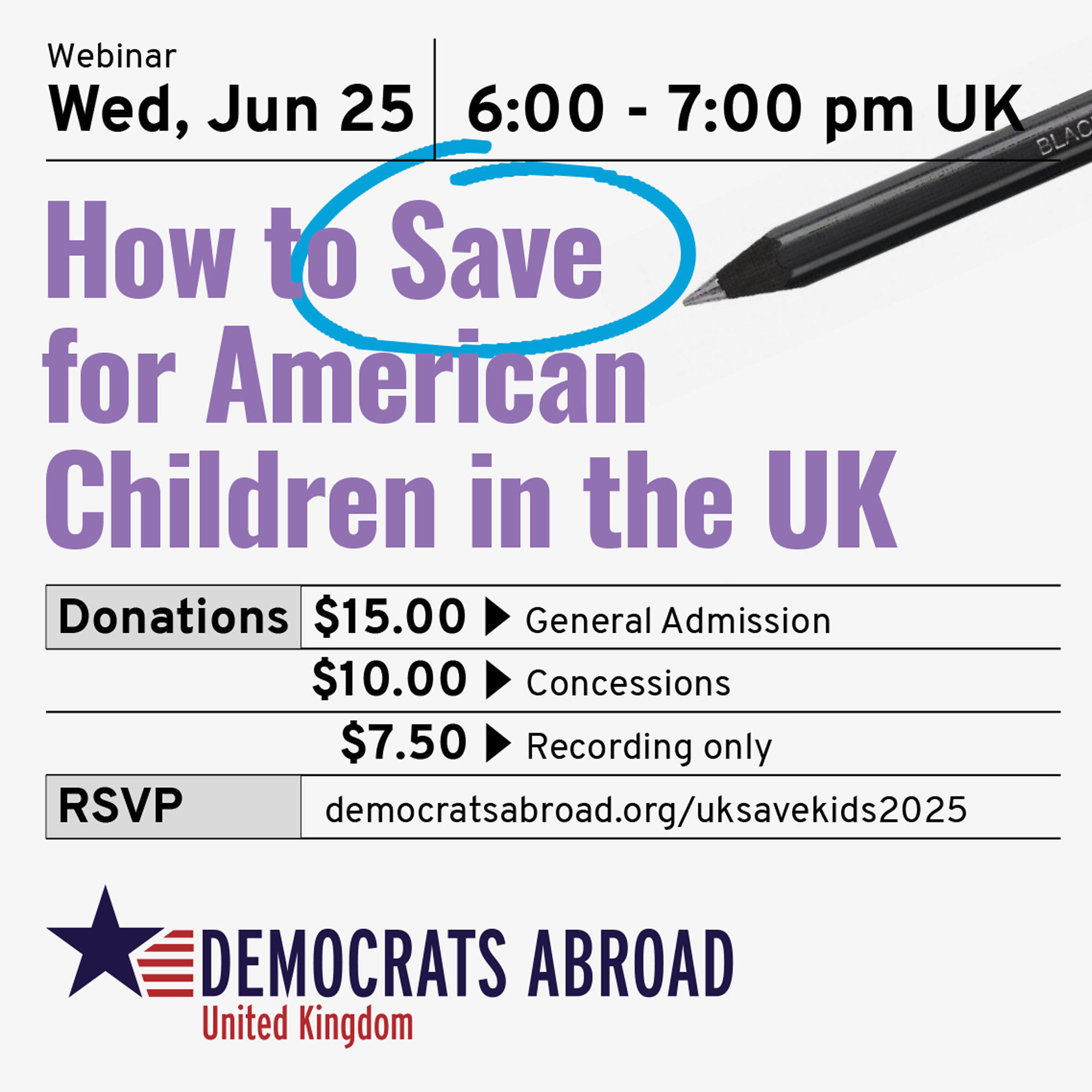 (RECORDING) How To Save For American Children In The UK