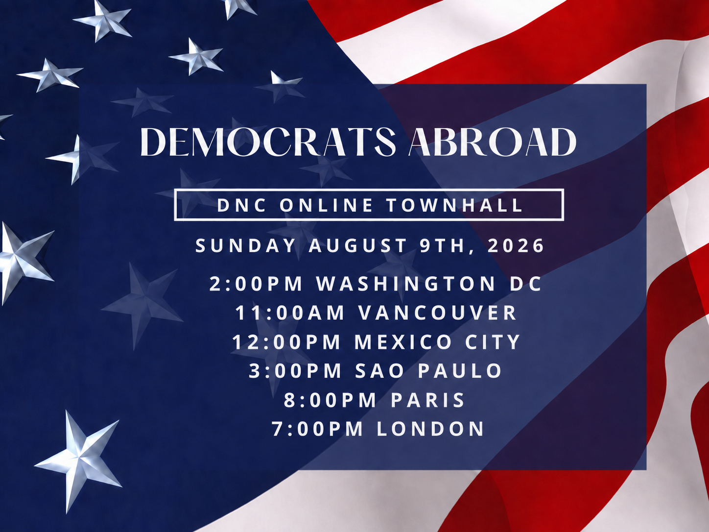 DNC Town Hall: Share Your Voice Before the Summer DNC Meeting