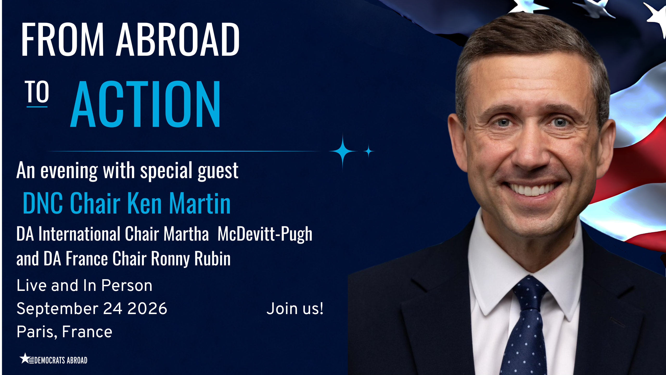 An Evening with DNC Chair Ken Martin in Paris