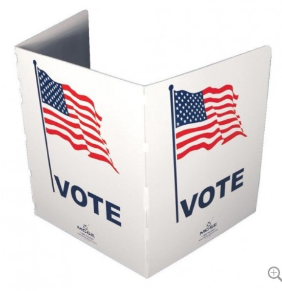 Voter privacy screen