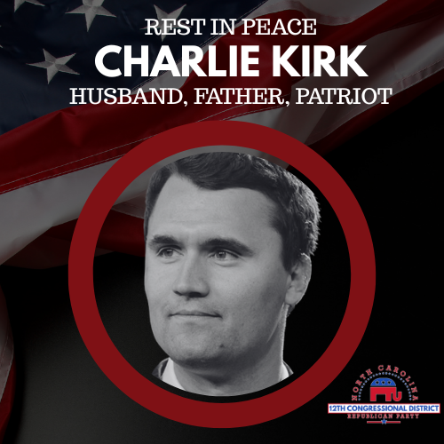 The Murder Of Charlie Kirk NC Congressional District 12 The murder of charlie kirk nc congressional district 12