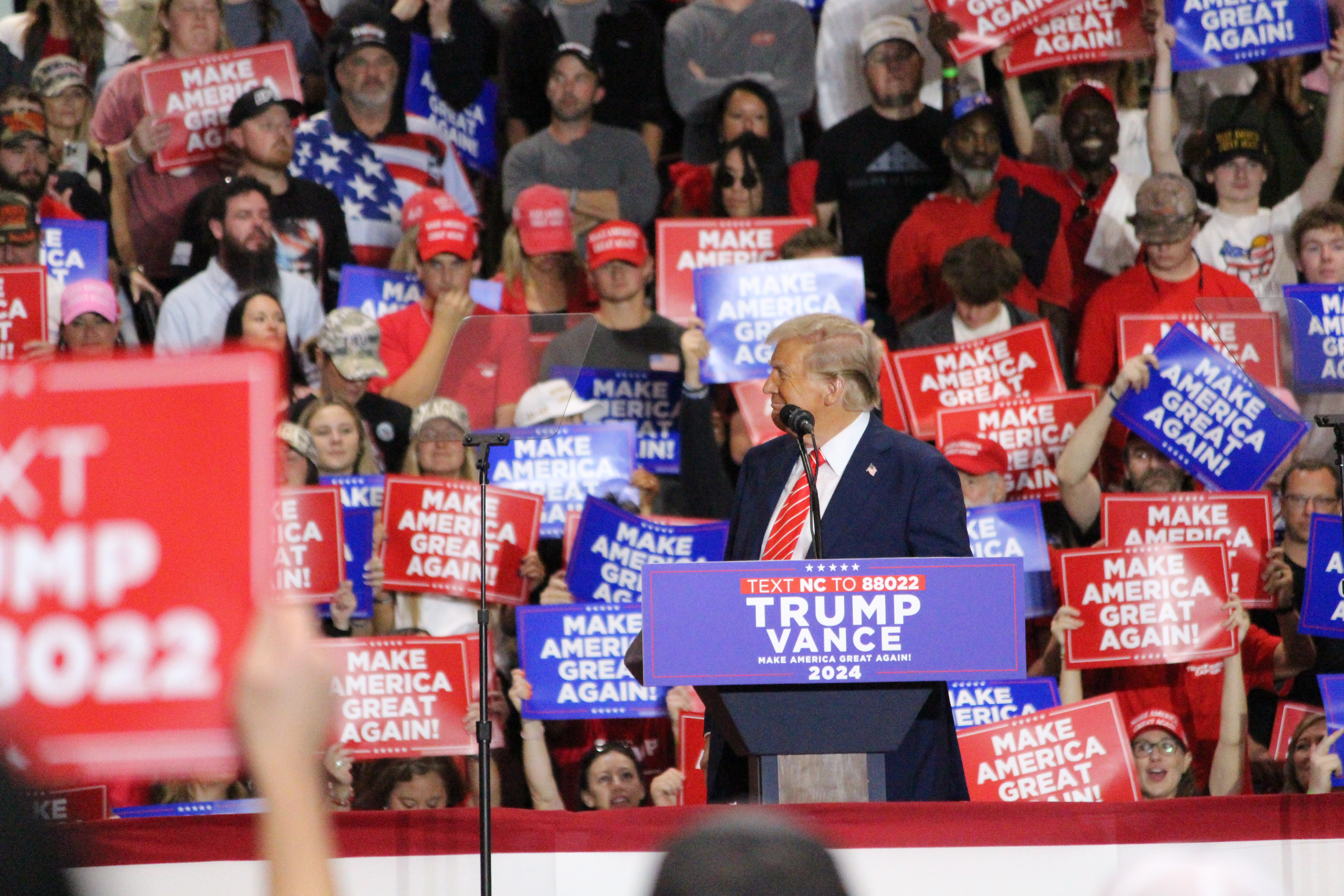 Trump energizes his supporters