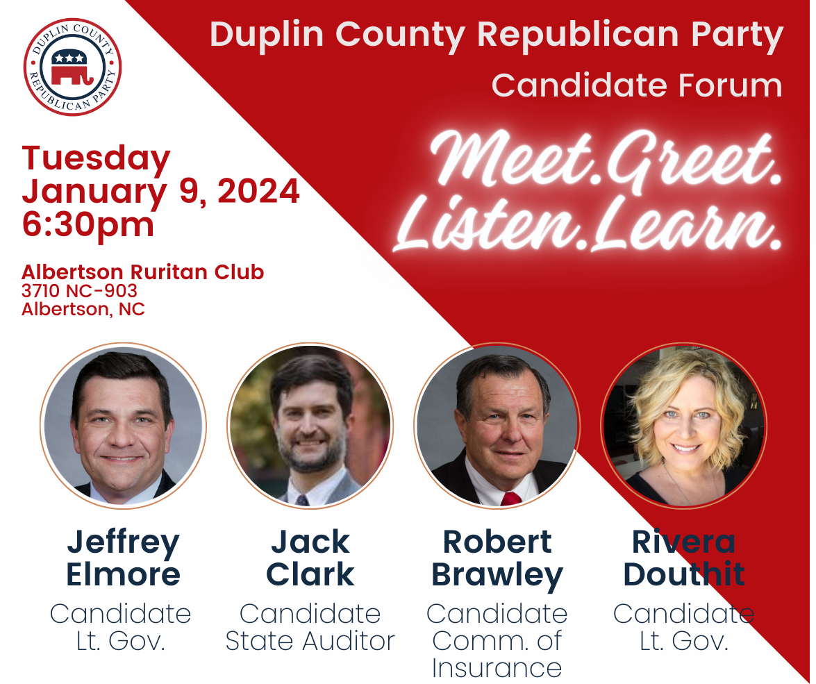 January 2024 General Meeting Duplin County Republican Party