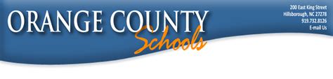 Orange County Schools August Update