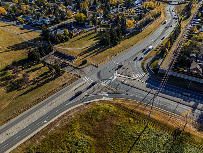 Img Alt: John Laurie and McKnight Blvd. (City of Calgary)