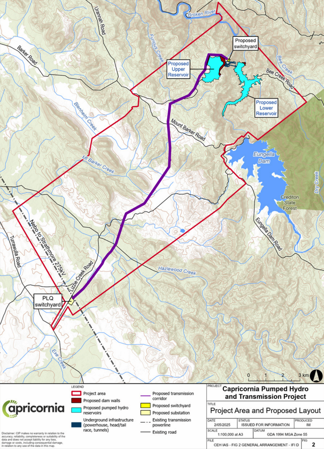 Project Layout Map