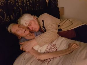 Flora and Tom Lormier. Multiple Sclerosis ravaged Flora's body and she begged to be helped to die.