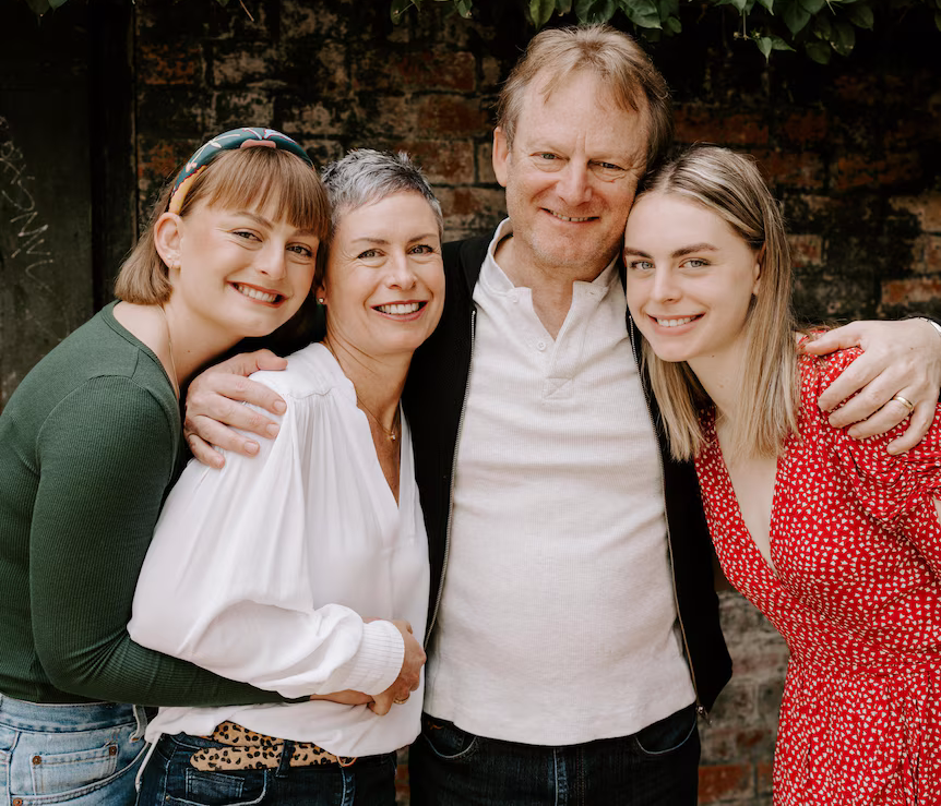 David McGrath and his family
