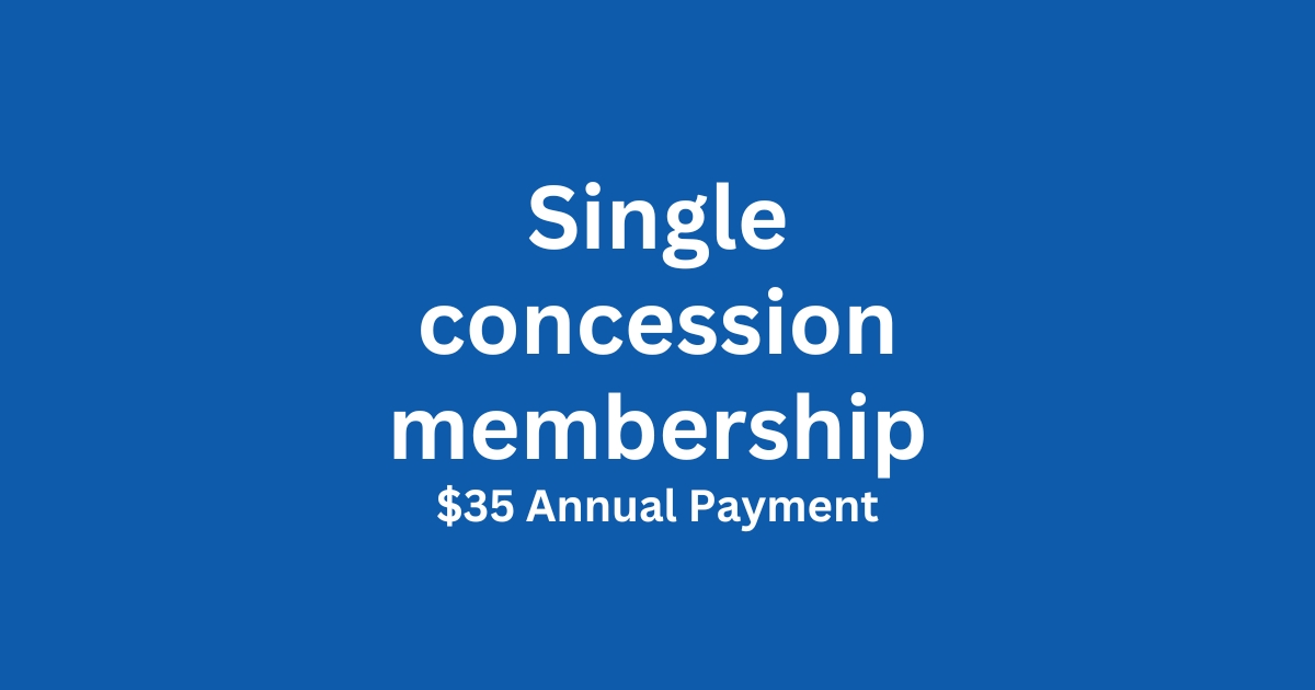 Single concession, $35