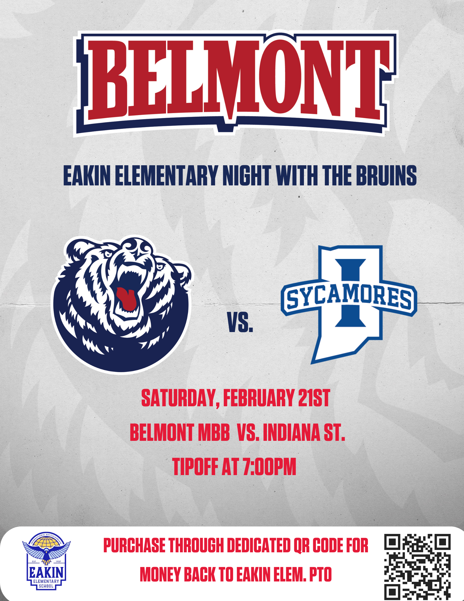 Belmont Basketball Night with Eakin
