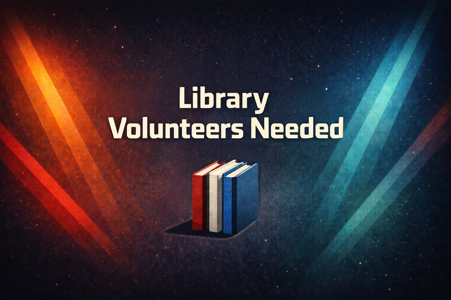 Library Volunteers Needed