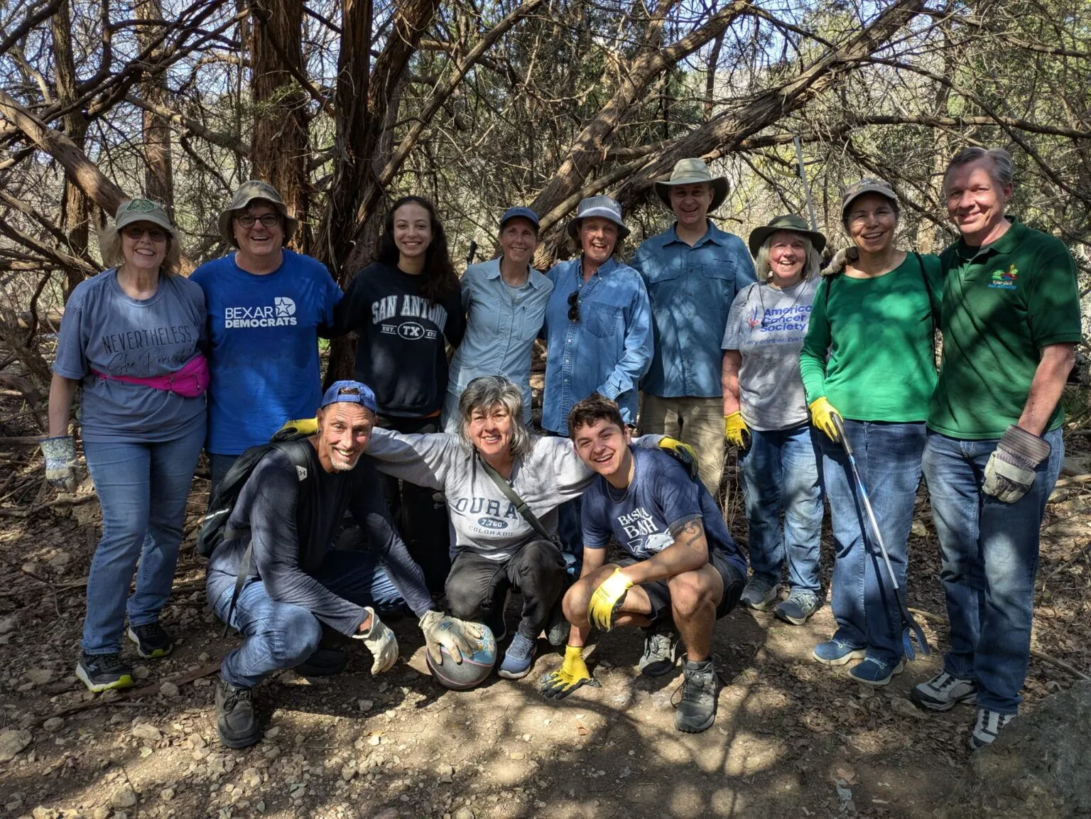 Group of cleanup volunteers