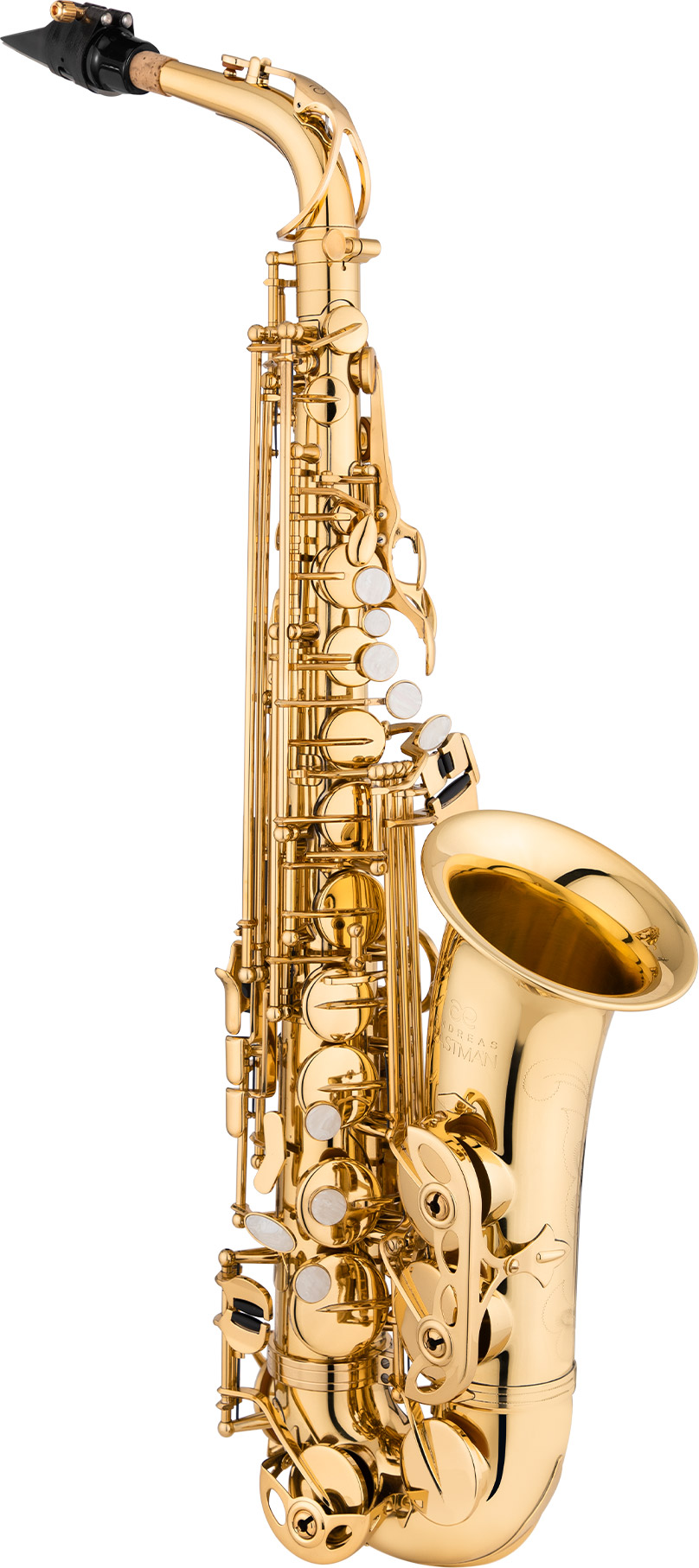 Andreas Eastman Saxophone Eb Alto Student Nickel-Plated Keys