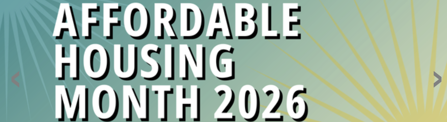 Affordable Housing Month 2026