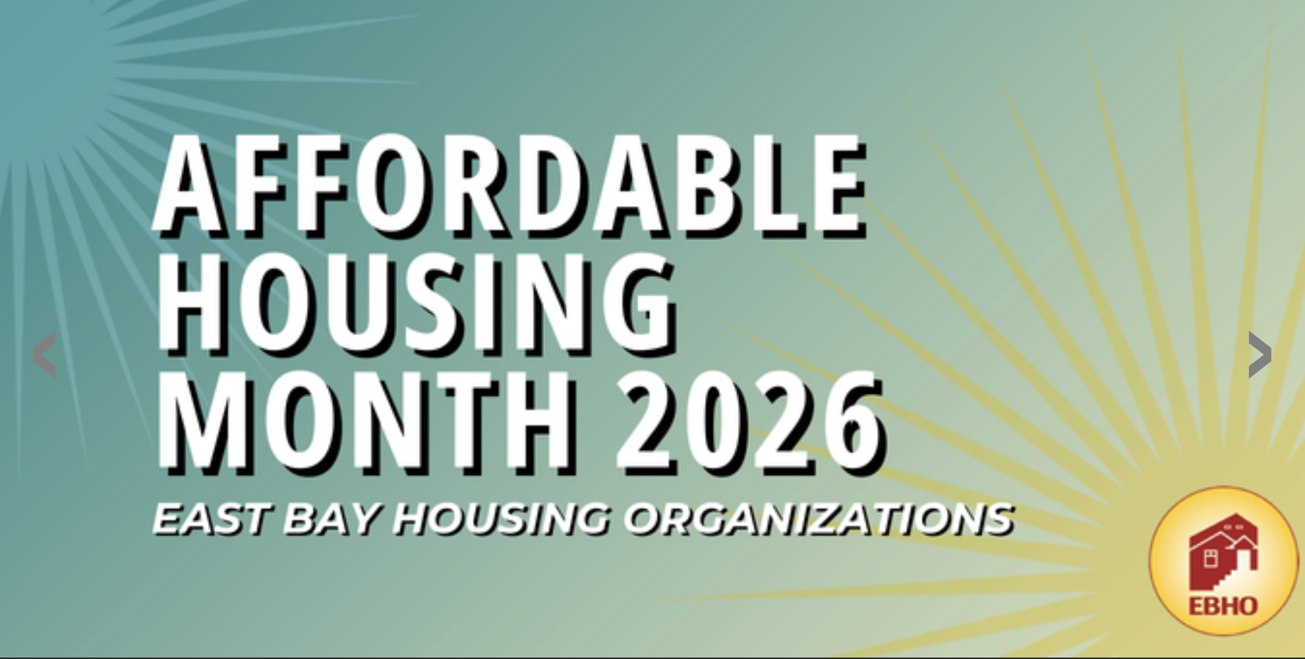 Affordable Housing Month 2026: East Bay Housing Organizations (EBHO)