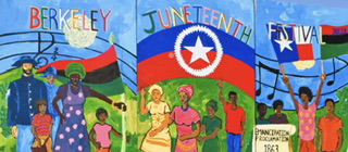 Berkeley Juneteenth Festival poster