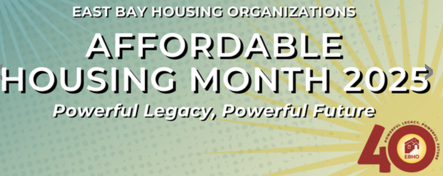 Affordable Housing month in the East Bay