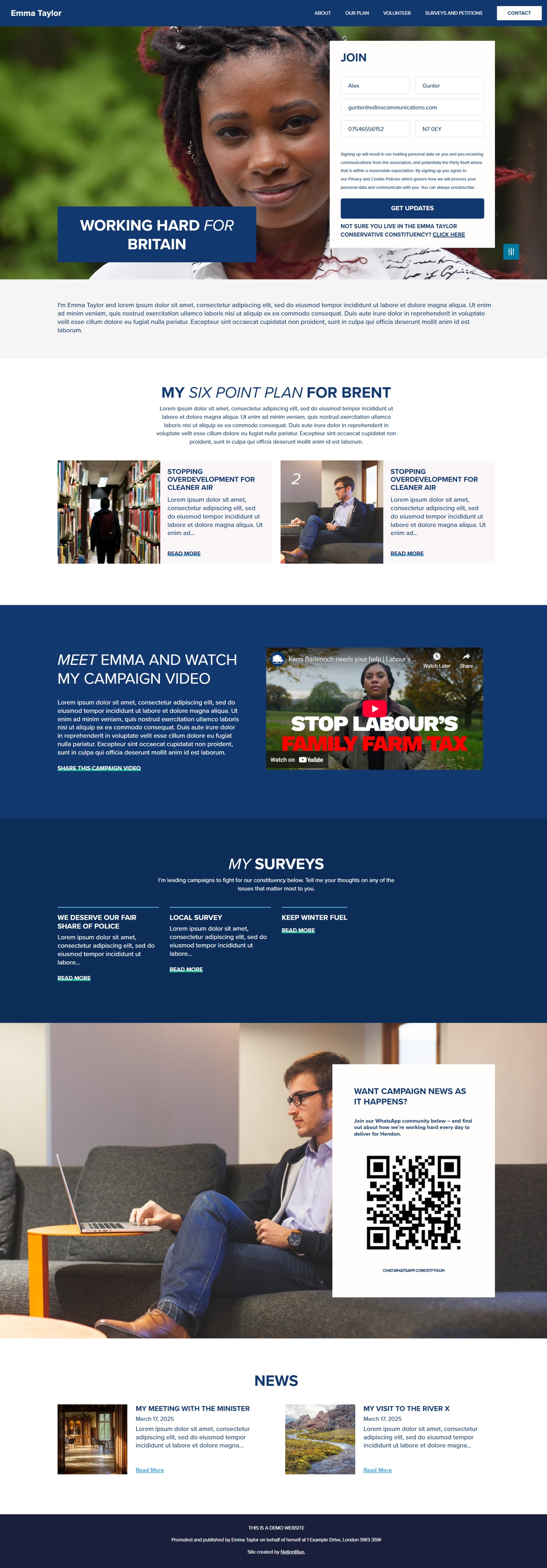 Create Professional Websites with Ease