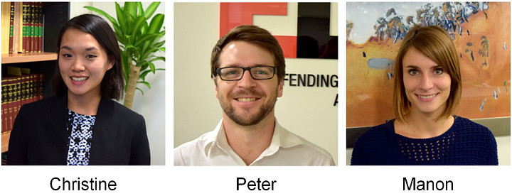 Christine, Peter and Manon