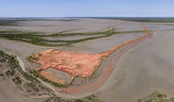 The Stokes Bay well site