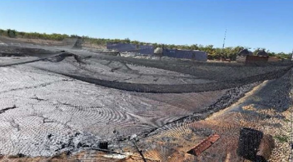 Hazardous storage of Buru's toxic hydrocarbon sludge