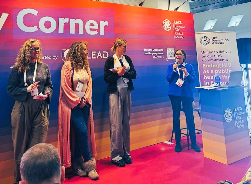 Girls just want to have PrEP: ESWA Board Member Charlie Cosnier speaks up at European AIDS Conference.