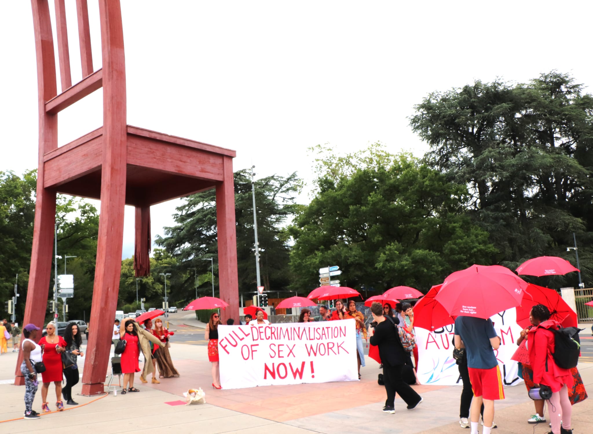 Press Release:  The biggest delegation of sex workers up to date storms the  UN to defend bodily autonomy