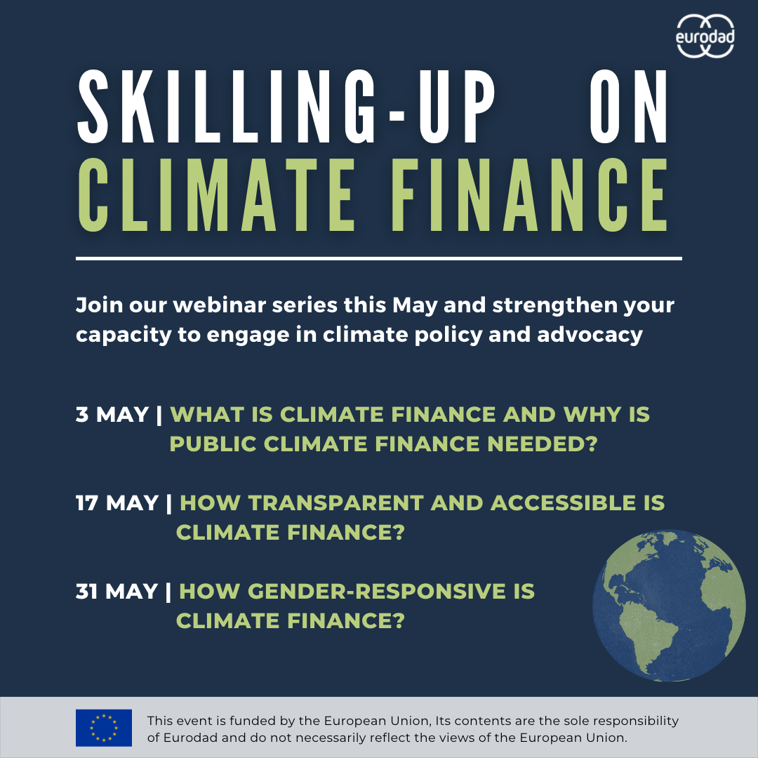 Webinar Series "Skilling-up on Climate Finance" - Eurodad