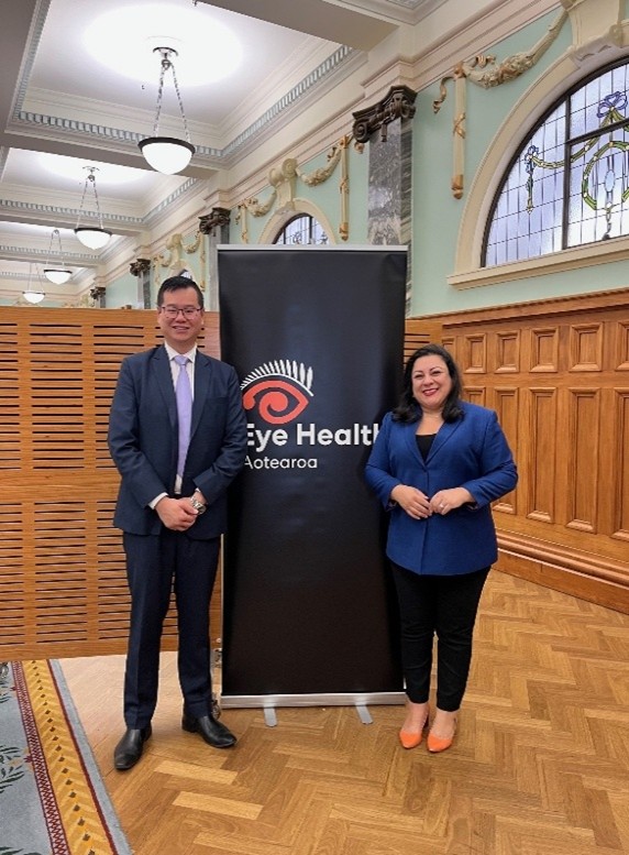 Hon Carlos Cheung and MP Rima Nakhle at the Parliamentary event  